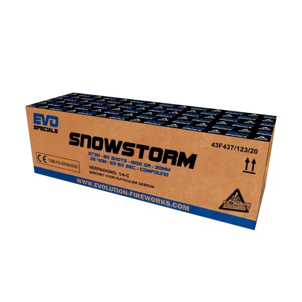 Snowstorm Batteriefeuerwerk evolution Feuerwerk