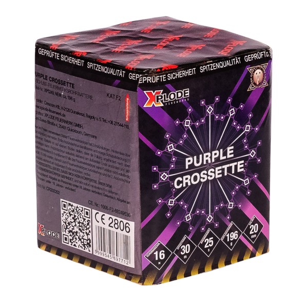 Purple Crossette Batteriefeuerwerk Xplode Feuerwerk