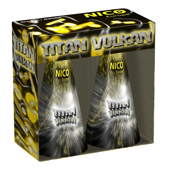 Titan Vulkan Leuchtfeuerwerk Fontänen Nico Feuerwerk