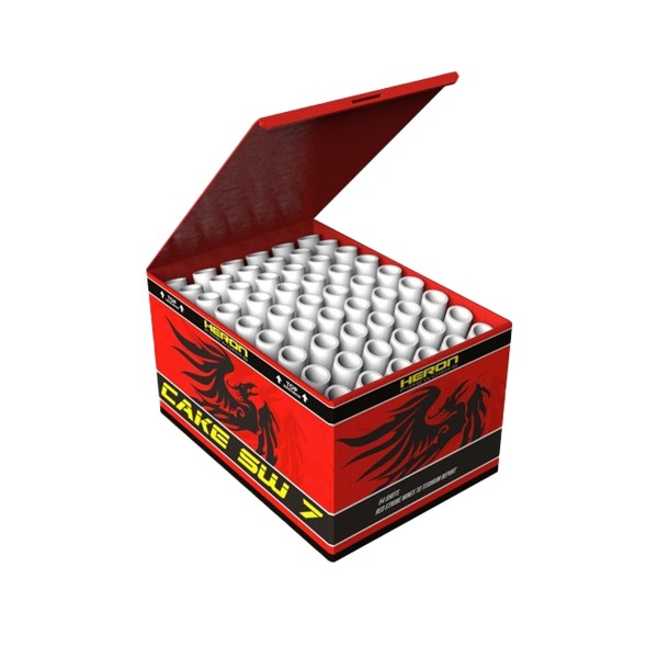 Cake SW7 1er- Kiste Batteriefeuerwerk Heron Feuerwerk