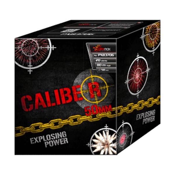 Caliber 50mm Kategorie F3 Batteriefeuerwerk Piromax