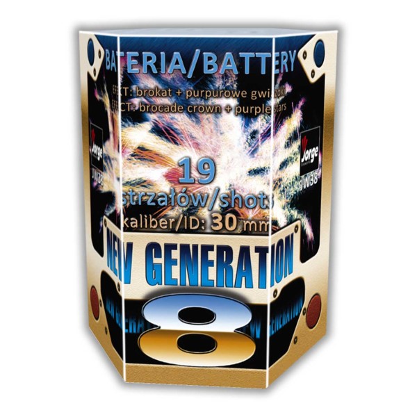 New Generation 8 Kategorie F3 Batteriefeuerwerk Jorge Feuerwerk