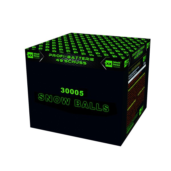 Snow Balls Kategorie F3 Batteriefeuerwerk Blackboxx Fireworks