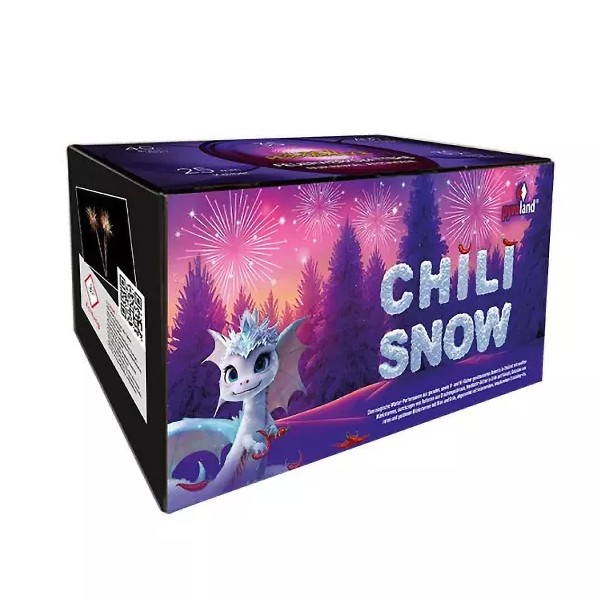 im Onlineshop von Röder Feuerwerk die Batterie Chili Snow von Bothmer Pyrotechnik bestellen