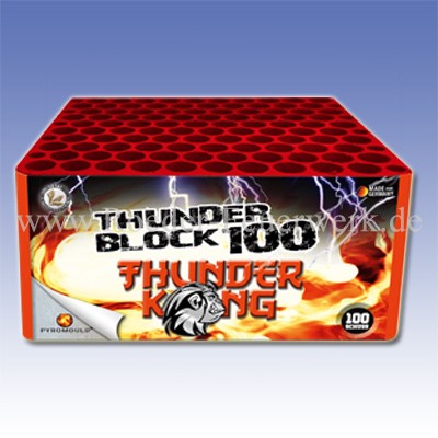 Thunderblock 100 1er- Kiste Batteriefeuerwerk Lesli Feuerwerk