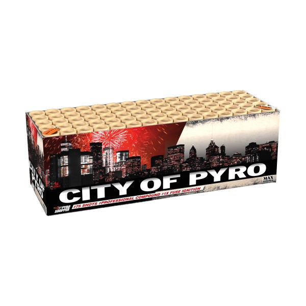 Verbundfeuerwerk City of Pyro von Lesli Feuerwerk