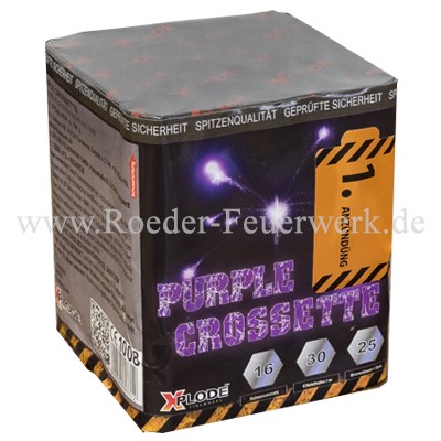 Purple Crossette Batteriefeuerwerk Xplode Feuerwerk