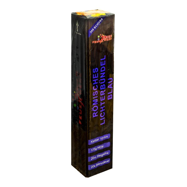 Römisches Lichterbündel blau Batteriefeuerwerk Röder Feuerwerk