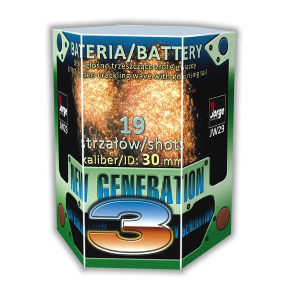 New Generation 3 Kategorie F3 Batteriefeuerwerk Jorge Feuerwerk