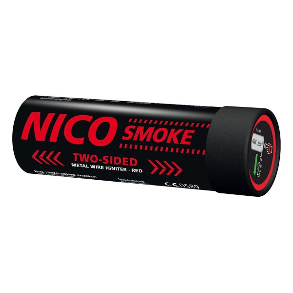 Nico Smoke Two-Sided 50s Rot mit Reißzünder im Feuerwerkshop kaufen
