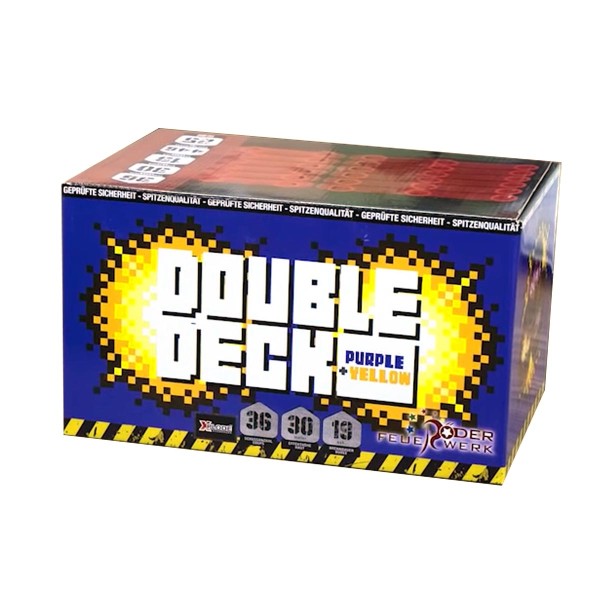 Double Deck Purple and Lemon Batteriefeuerwerk Xplode Feuerwerk