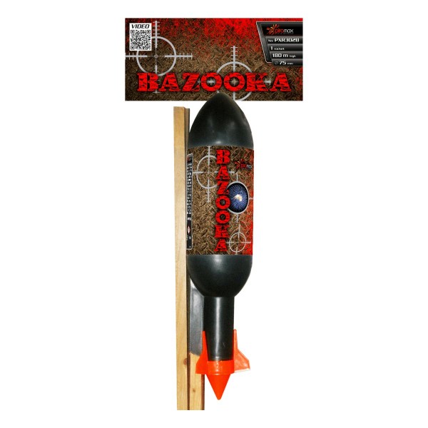 Piromax Bazooka C ist eine F3 Feuerwerksrakete