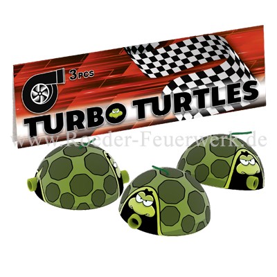 Turbo Turtles Leuchtfeuerwerk Fontänen Lesli Feuerwerk