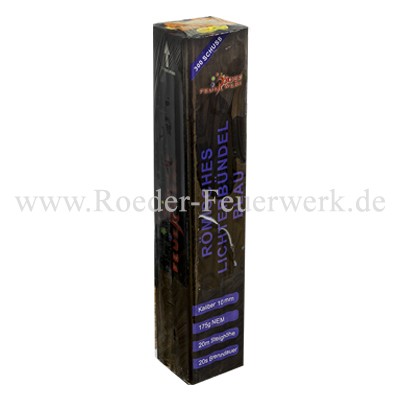 Römisches Lichterbündel blau Batteriefeuerwerk Röder Feuerwerk
