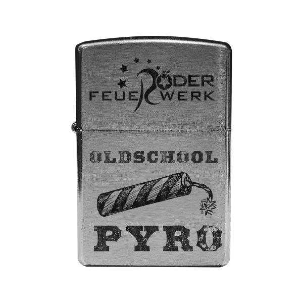 Jetzt online original Zippo Feuerzeug mit Gravur Oldschool Pyro kaufen bei Röder Feuerwerk