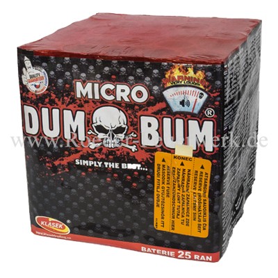 Dumbum Micro Kategorie F3 Batteriefeuerwerk Klasek