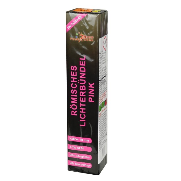 Römisches Lichterbündel pink Batteriefeuerwerk Röder Feuerwerk
