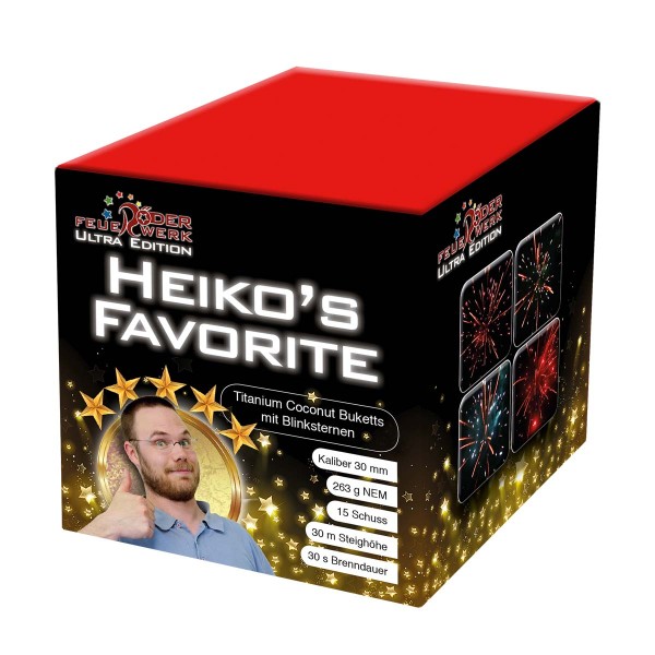 Heikos Favorite 2er- Kiste Batteriefeuerwerk Röder Feuerwerk