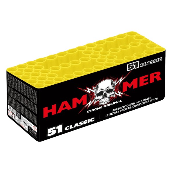 HAMMER 1 Classic - 1er-Kiste Batteriefeuerwerk Gaoo