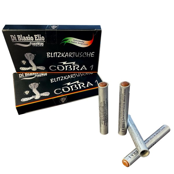 Blitzkartusche Cobra 1 von DiBlasio Feuerwerk im Feuerwerkshop einkaufen