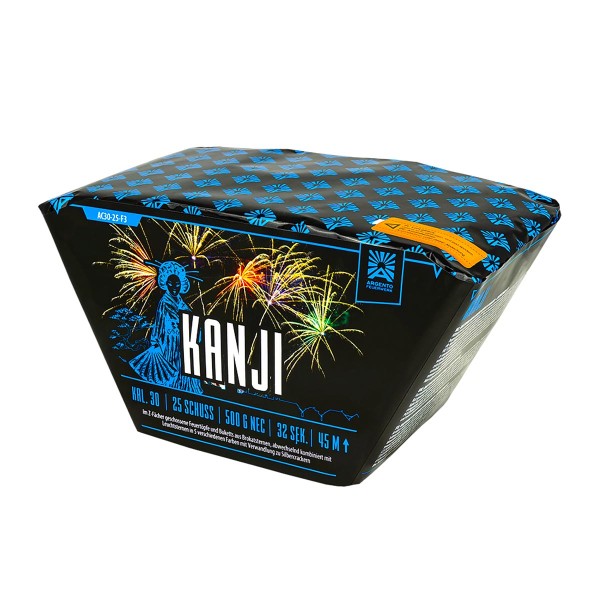 Argento Kanji Feuerwerksbatterie mit hochwertigen Effekten