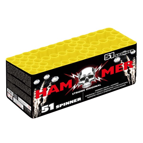 HAMMER 1 Spinner - 1er-Kiste Batteriefeuerwerk Gaoo