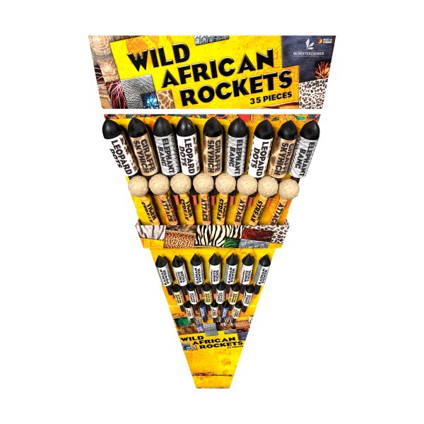 Wild African Rockets von Lesli Feuerwerk im Feuerwerkshop einkaufen